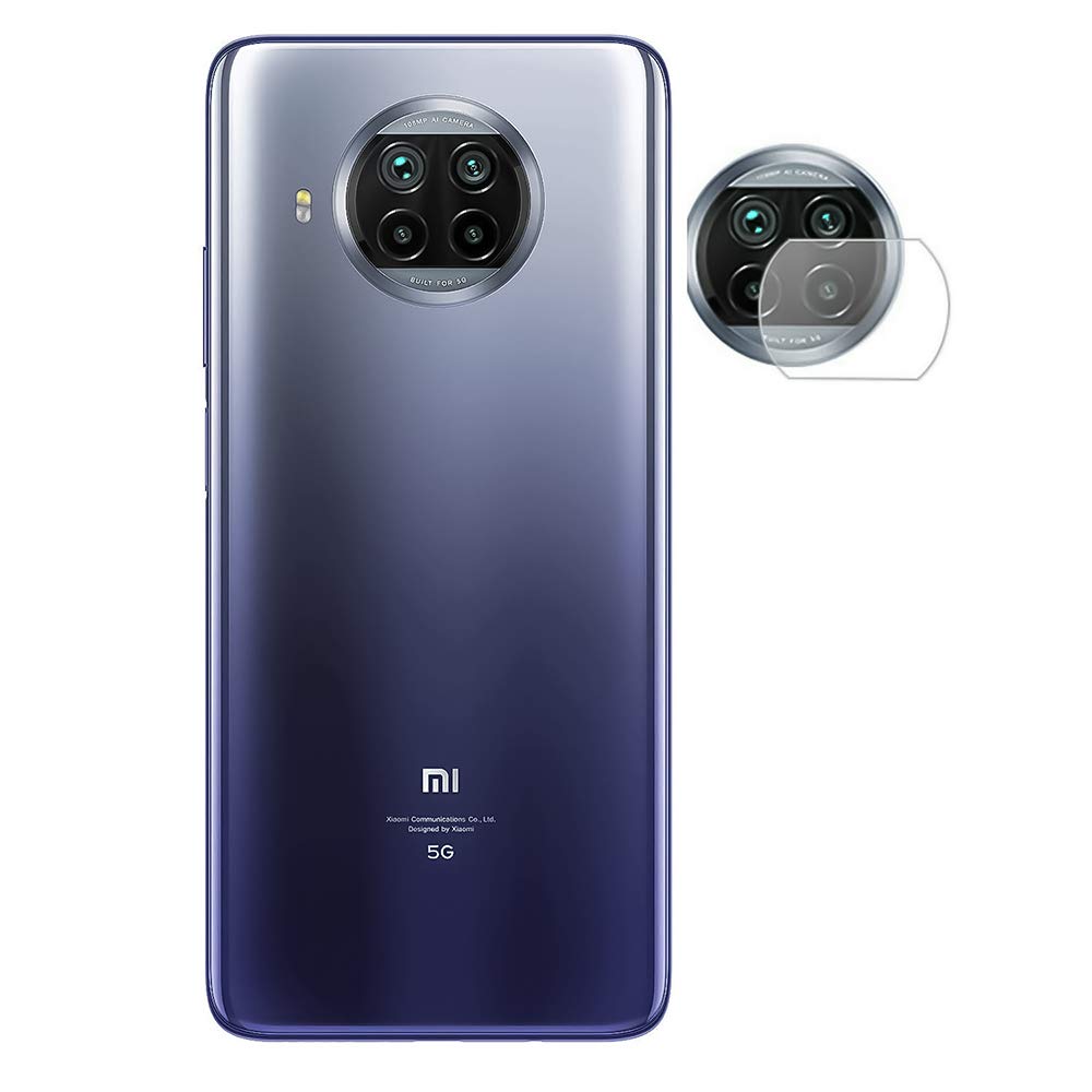 WOW IMAGINE Camera Glass for Mi 10i 5G | Ultra Thin 0.2mm 9H Hard Tempered Glass Camera Lens Protector Real Glass for Xiaomi Mi 10i 5G - Transparent (With Installation Kit)