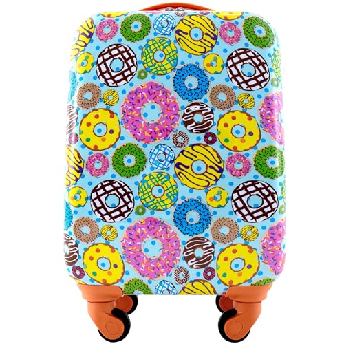 Image of Travelers Club 5 Piece Kids' Luggage Set, Donut