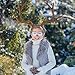 IGMaryBox Deer Antlers Headband Adjustable Reindeer Antlers Moose Cosplay Horns Headpiece Christmas Halloween Holiday Accessories Deer Costume for Adult Kids Brown