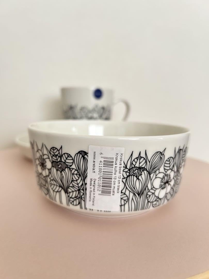 限定セール　♡新品♡ アラビア　クロッカス　ブラック　食器3点セット Amazon | 限定セール アラビア クロッカス ブラック 食器3点セット製品