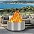 27 Inch Smokeless Fire Pit with Air Switch, Wood Burning Portable Stainless Steel Outdoor Firepit with Removable Stand and Ash Pan,Ideal for Outdoor Camping Backyard Patio Garden Fireplace