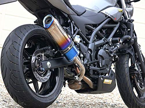 Amazon | ダブルアールズ SS-OVALリアエキゾースト 焼色 SV650 SV650X 