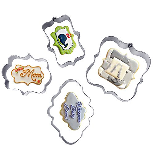Artes Efivs galletas y cortador de Fondant para galletas mini de acero inoxidable Mousse Cake Moldes Natural