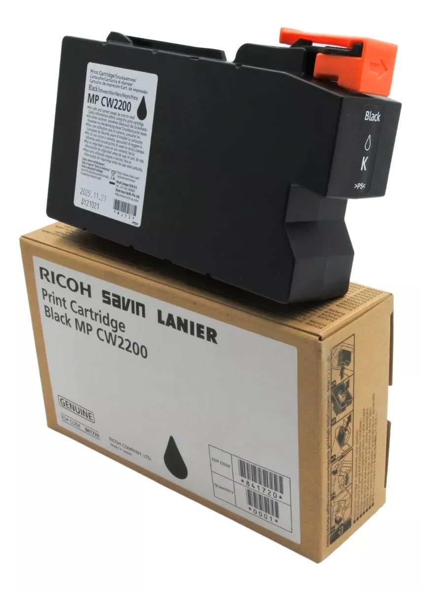 Amazon.com: Ricoh Black Ink Cartridge (841720) : Office Products