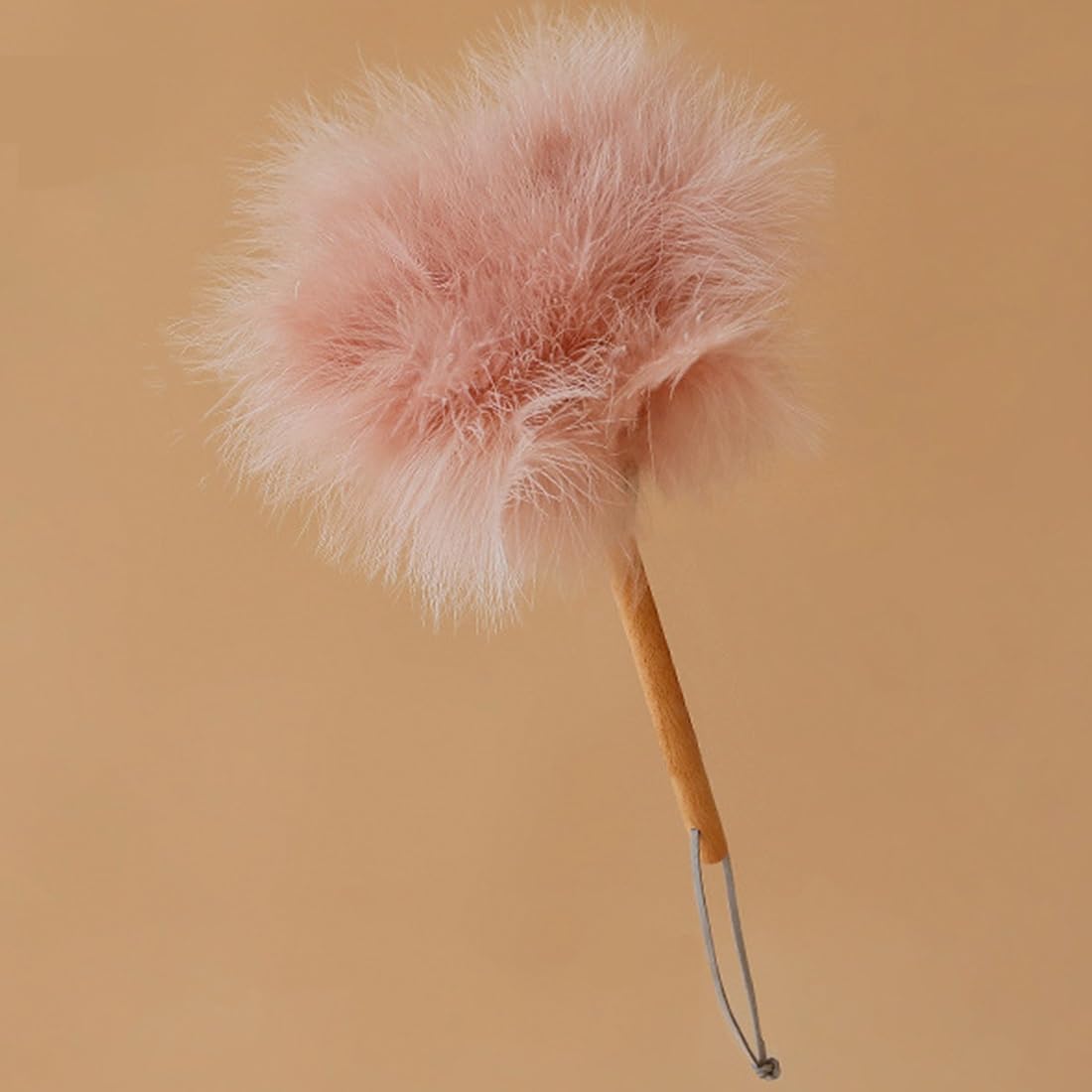 feather duster， Reusable Cleaning Feather Duster, Fluffy Dusters With Handle For Car, Computer, Air Cond(Grey,S)