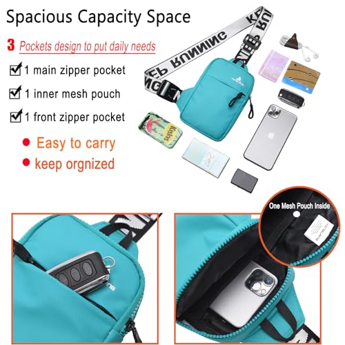 Mini Sling Bag for Women Men Small Crossbody Bag Shoulder Backpack Casual Phone Chest Bag Travel Personal Pocket Bag4