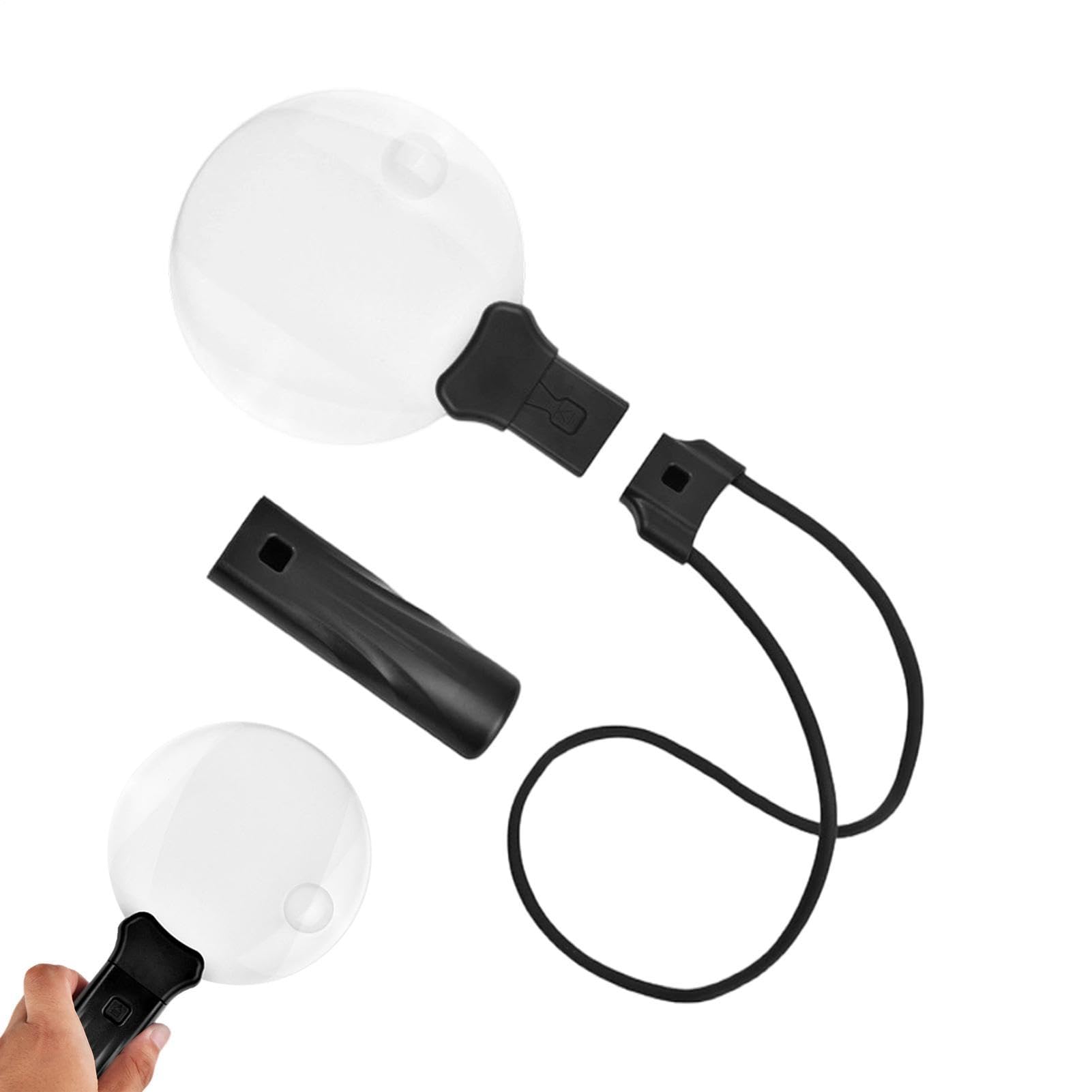 Loupe de réparation électronique 5X 10X avec verre grossissant sans mains