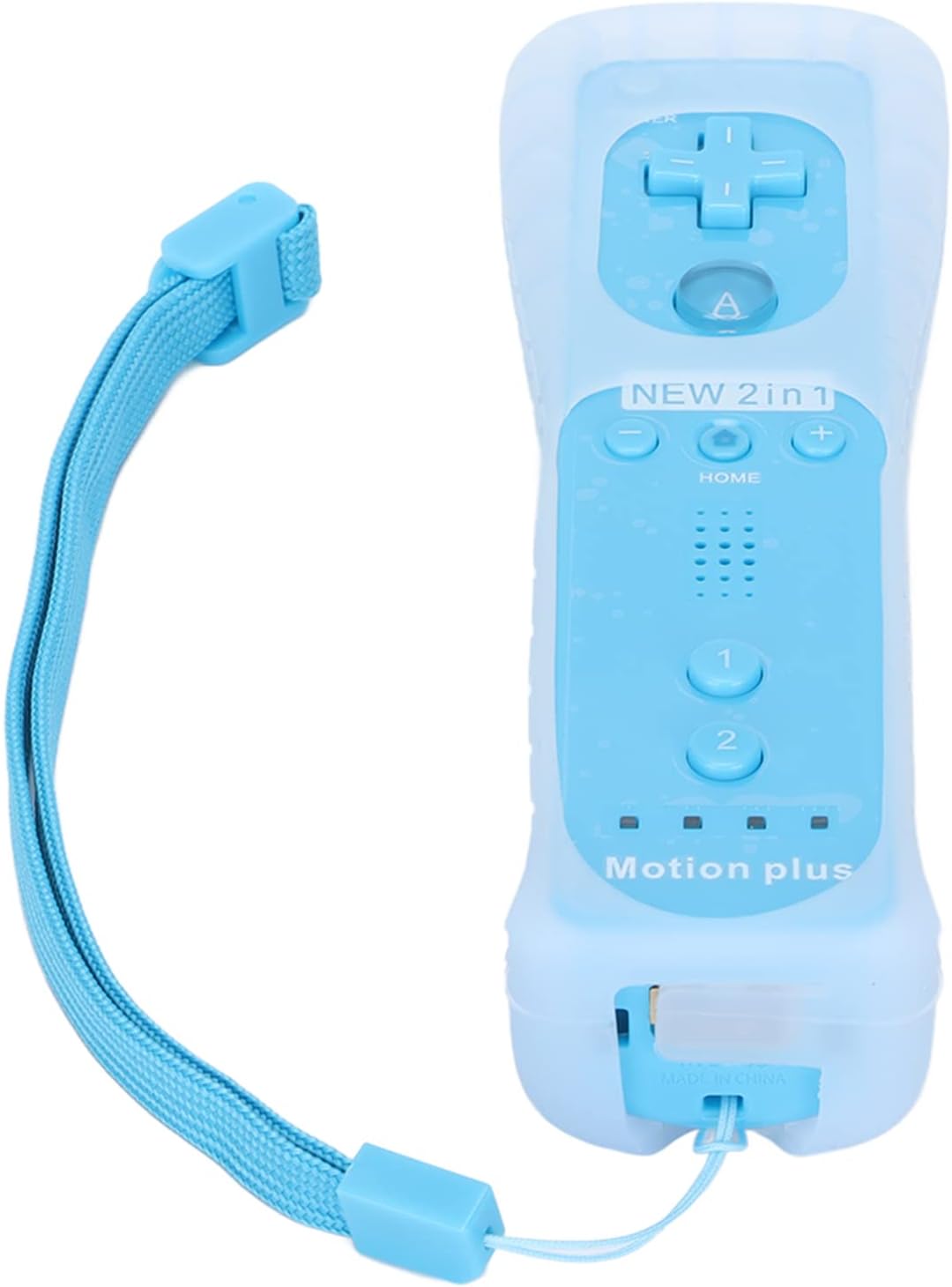 Wireless Remote Motion Controller, Wireless Remote Controller Bluetooth Battery Operated for Wii for Wii U (Ocean Blue)