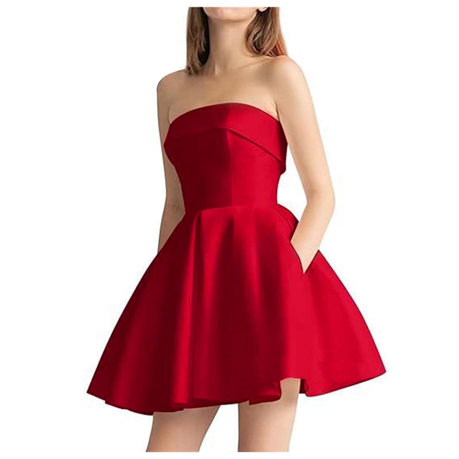 Vestido de fiesta para mujer, elegante, hombros descubiertos, vestido de fiesta, línea A, minikeid, vestido de ocio, bodycon vestido de cóctel, vestido de noche, vestido de tul