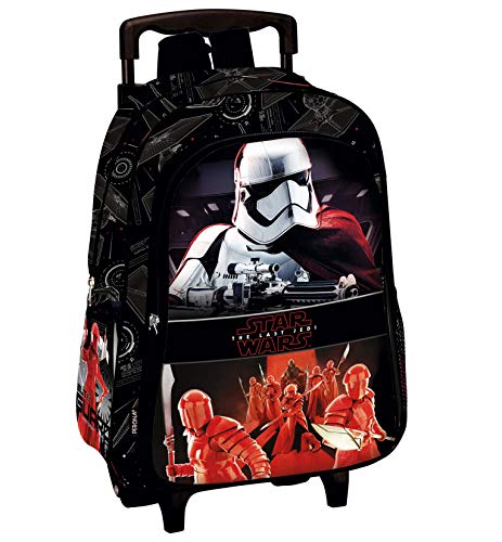 Star Wars Amour Mochila infantil con carro fijo ruedas
