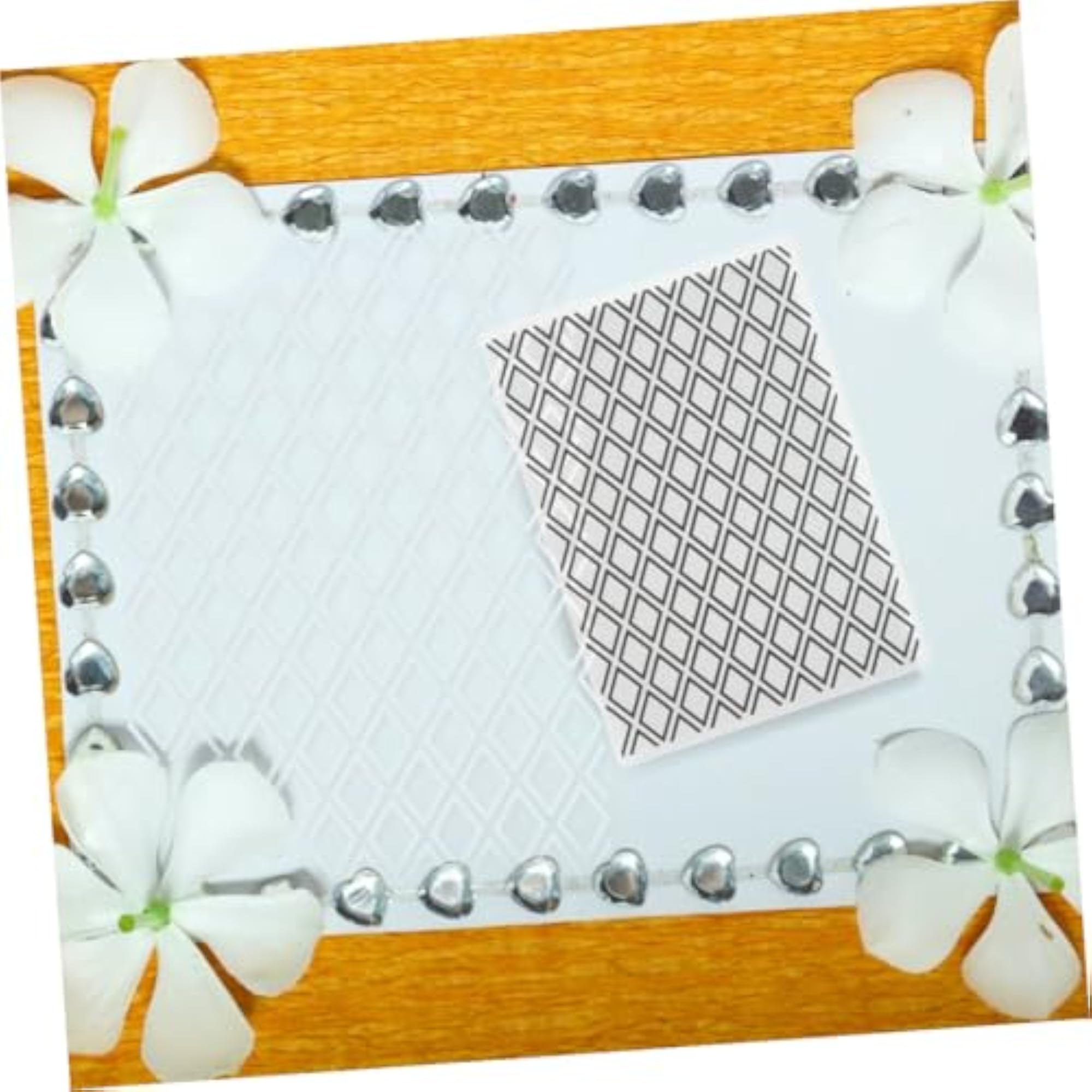 2pcs Plastic Embossing Templates Stencils for DIY Scrapbooking