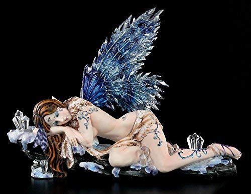 Unbekannt Elfen Figur - Crystaldormia Winter Fairy - Elfenfigur Elfe Fee...