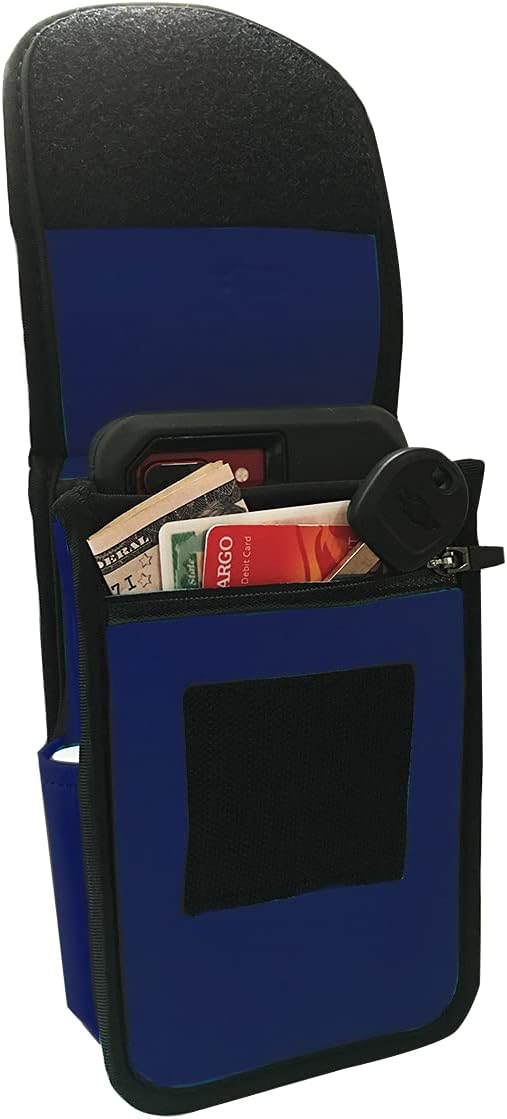 The Horse Holster - Best Cell Phone Holder for Riding - Fits Phones - Tactical Holster to Safely Secure Essentials During Activity, 4 Ways to Wears, Designed for Men and Women. Navy Blue, L/XL