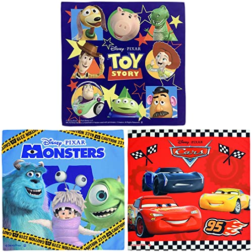 丸眞 吸水速乾 抗菌防臭加工 ハンカチ 3枚組 Pixar ピクサー トイ・ストーリー モンスターズインク カーズ クールキャラズ しわになりにくい 30×30cm入園入学グッズ 入園入学準備 保育園 幼稚園 小学校 男の子 女の子 2065026800