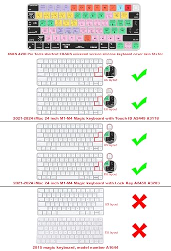 Protector de Teclado Silicona XSKN para iMac Magic Keyboard miniatura 5