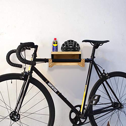 Suporte Para Bicicleta Madeira Pinus Tratada E Selada