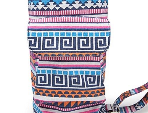 ELENTURE Full-Zip Exercise Yoga Mat Carry Bag with Multi-Functional Storage Pockets (Bohemian) - Thumbnail 3