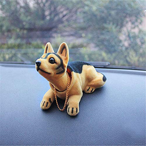 Perrito Bailarín Para El Tablero Del Coche | Figura De Resina Que Mueve La Cabeza | Adorno Divertido Para Salpicadero, Retrovisor O Pastel | Regalo Original