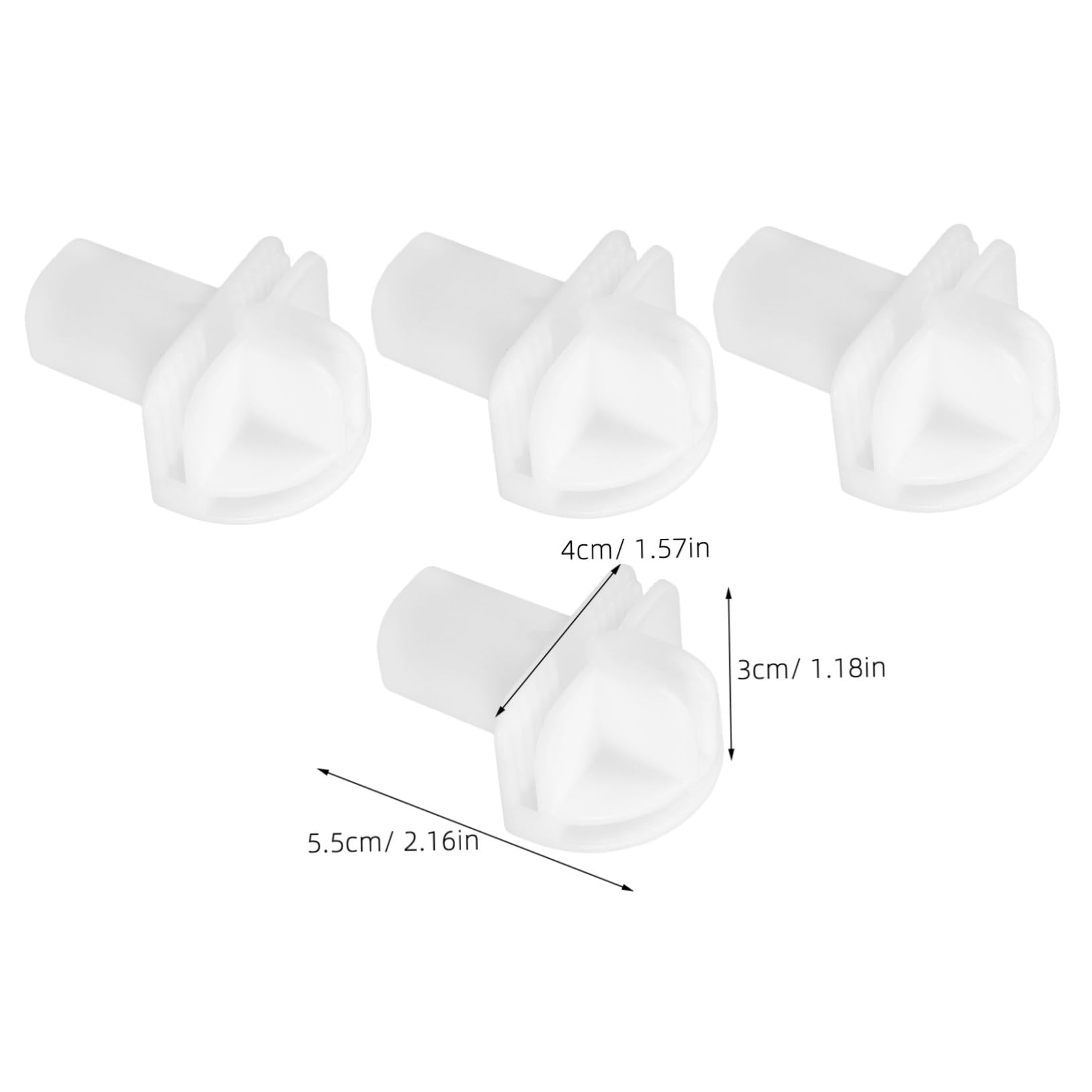 Cabilock 24piezas Conectores De Cubos De Almacenamiento De Plástico Para Estanterías y Armarios Modulares Fáciles De Usar y Resistentes Perfectos Para Crear Espacios Organizados