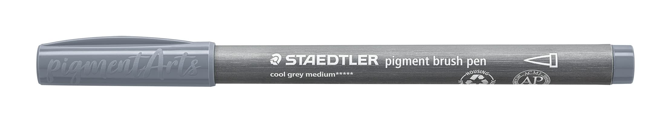 Staedtler Pigment Brush Pen 371 – Kaltgrau Medium – Bild 2