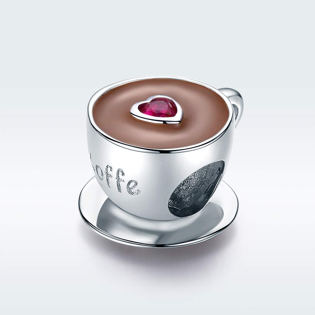 Pandora charms srebro próby 925 kubek do kawy prezent dla kobiet