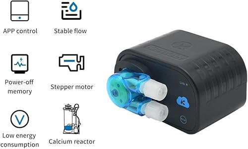 Miniatura 2 de Kamoer X1 PRO-T 2.4 fl ozmin pequeña bomba de dosificación de acuario automático programable bomba de calcio 12V Control Wifi motor paso a paso bajo