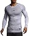 Leif Nelson Sport Felpa per Uomo Maglietta Camicia Fitness Maschile da allenare LN-8309 Gris-Negro Large