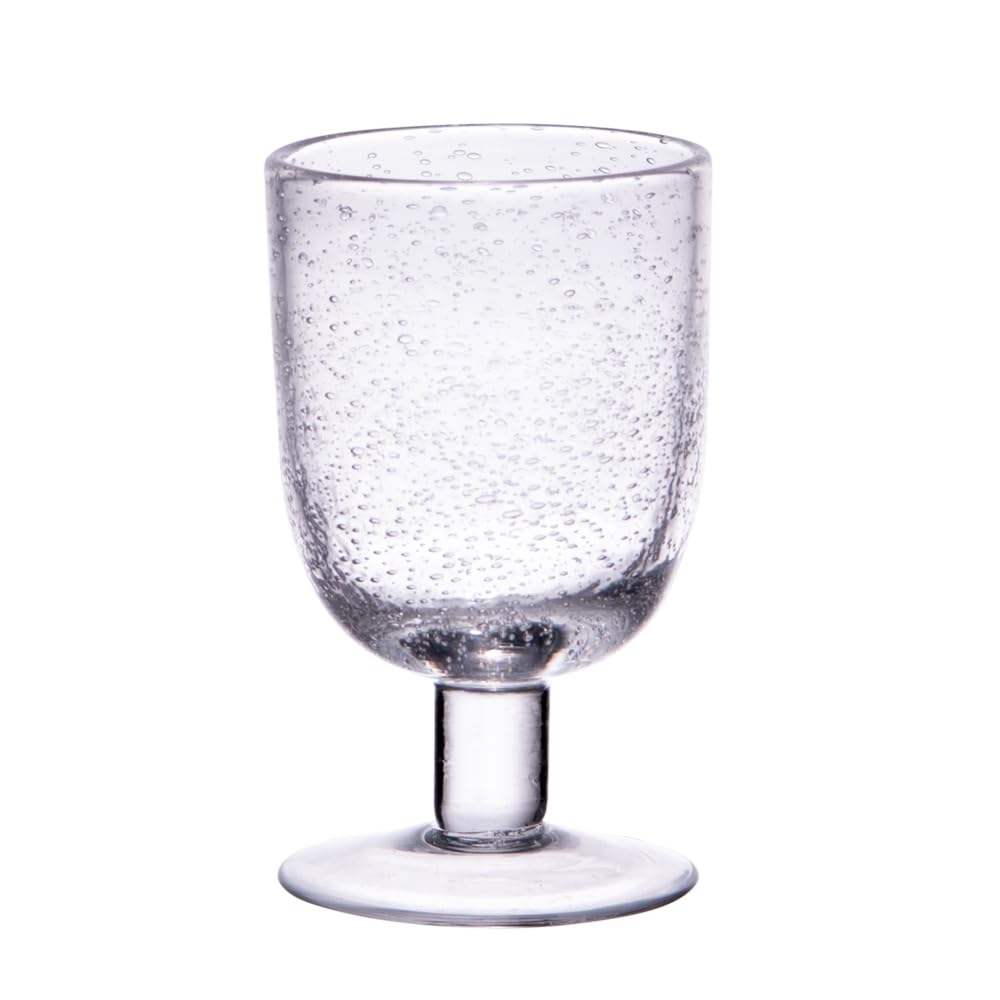 Table Passion - Verre à pied 28 cl Luberon bullé transparent (lot de 6)