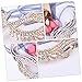 Ciieeo Rhinestone and Fashion Headband Alloy Party Face Piece for Women, Elegant Mask Accessory Suitable for Dinner Party and Masquerade Events Random Color