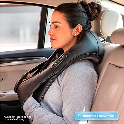 Comfier Shiatsu Neck And Shoulder Massager,Deep Kneading Massage Pillow With Heat, Back Massager, Pillow Massager As Best Gift For Men,Women,Mom,Dad,Black #TOP4