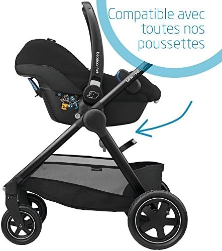 Bebe Confort Cosi Rock I Size Siege Auto Bebe Groupe 0 Isofix Dos A La Route Naissance A 12 Mois 0 13 Kg Nomad Black Noir Amazon Fr Bebe Et Puericulture