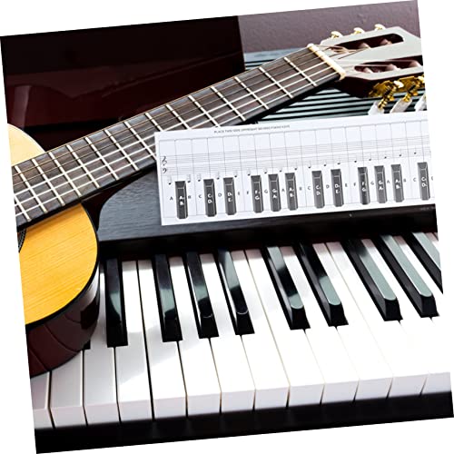 DRESSOOS 1 PC 88 Schéma Du Clavier De Piano Claviers Électroniques Tapis De Pratique Du Piano Claviers De Musique Étiquettes De Clavier De Piano À Main Grip Affiche D’Accords De Guitare - Les Beatles, Paul McCartney, John Lennon, RIngo Starr, George Harrison DRESSOOS 1 PC 88 Schéma Du Clavier De Piano Claviers Électroniques Tapis De Pratique Du Piano Claviers De Musique Étiquettes De Clavier De Piano À Main Grip Affiche D'Accords De Guitare – Image 4