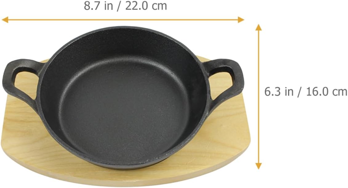 Hard Anodized Mini Omelette Pan Frying Pan for Breakfast Egg Frying Accessory