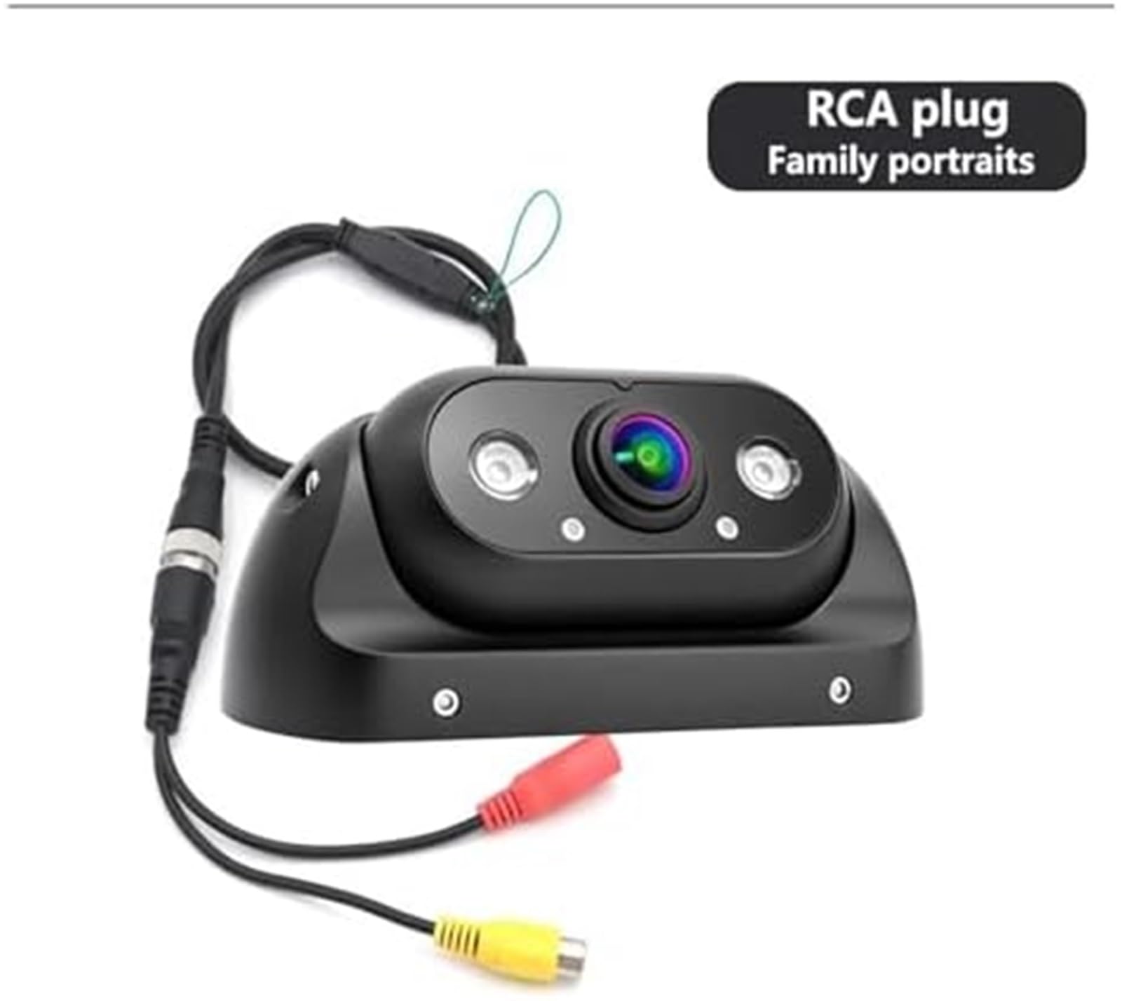 Tylna kamera samochodowa Kamera tylna Cvbs Ahd 1080P Samochód, dla monitorowania autobusów ciężarowych Night Vision Cofanie 12-24 V(BLACK AV)