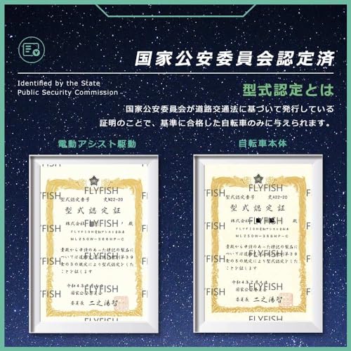 FLYFISH FLYFISH 電動アシスト自転車【型式認定獲得、公道可能】 の商品画像 1