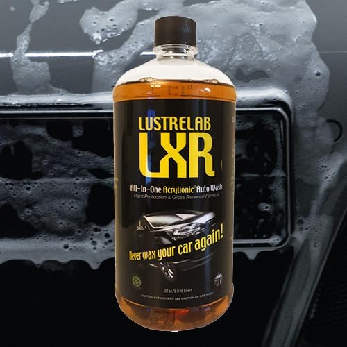 LustreLab LXR All-In-One Acrylionic Auto Car Wash and Wax, Replaces 5 Different Car Care Products and Renews your Vehicles Clear Paint Protective Coating, 1 Quart (32oz) - Image 7
