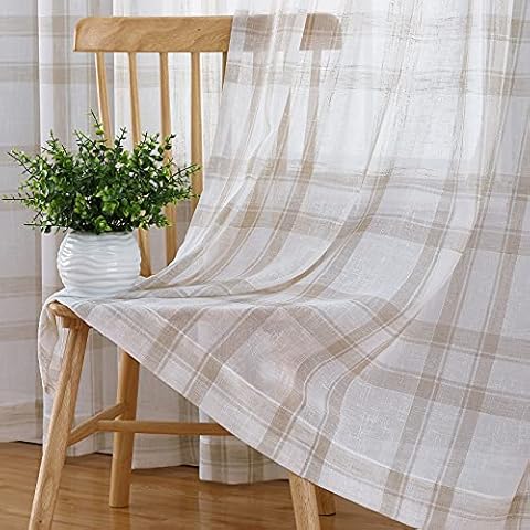 Cortina Transparente Ventanas Grandes CAROMIO Cover