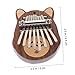 Abaodam Cartoon Cute Mini Tone Kalimba Thumb Piano for Beginners Portable Musical Instrument Design for and Sound for Music