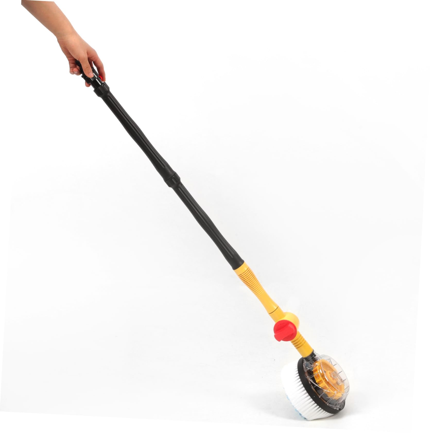 Gatuida Brosse De Lavage De Voiture Rotative à Long Manche Système Rétractable pour Nettoyage Voiture Automatique Lavage Extérieur