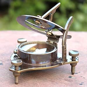 Medieval Replicas Antik Messing Sonnenuhr Kompass