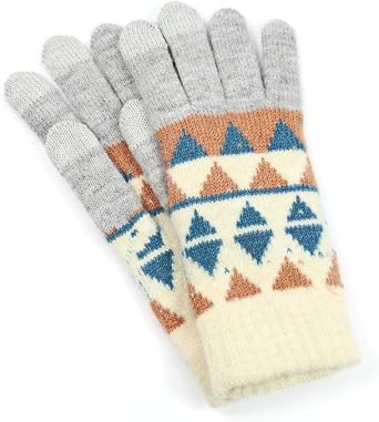 Dual Layer Touch screen Gloves Warm Womens gloves with touchscreen fingers One Size Fits All