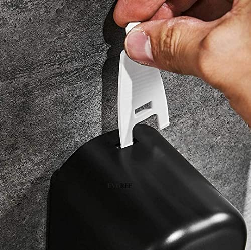 Image of EVGREF Plastic Liquid Soap Dispenser 350 Ml (Black) (Set Of 2)