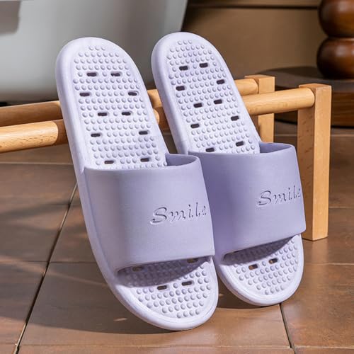 Shower Shoes for Women with Lightweight Beach Sandals with Drain Holes2