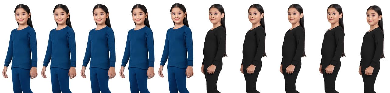 Womens Blended Cotton Oswal Thermal Round Neck Full Sleeves Top Inner Woolen Wear for Winter (Pack of 10)-image-33
