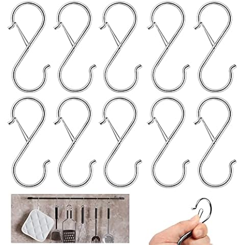 bonitacrylic Heavy Duty S Hooks with Buckle Cover