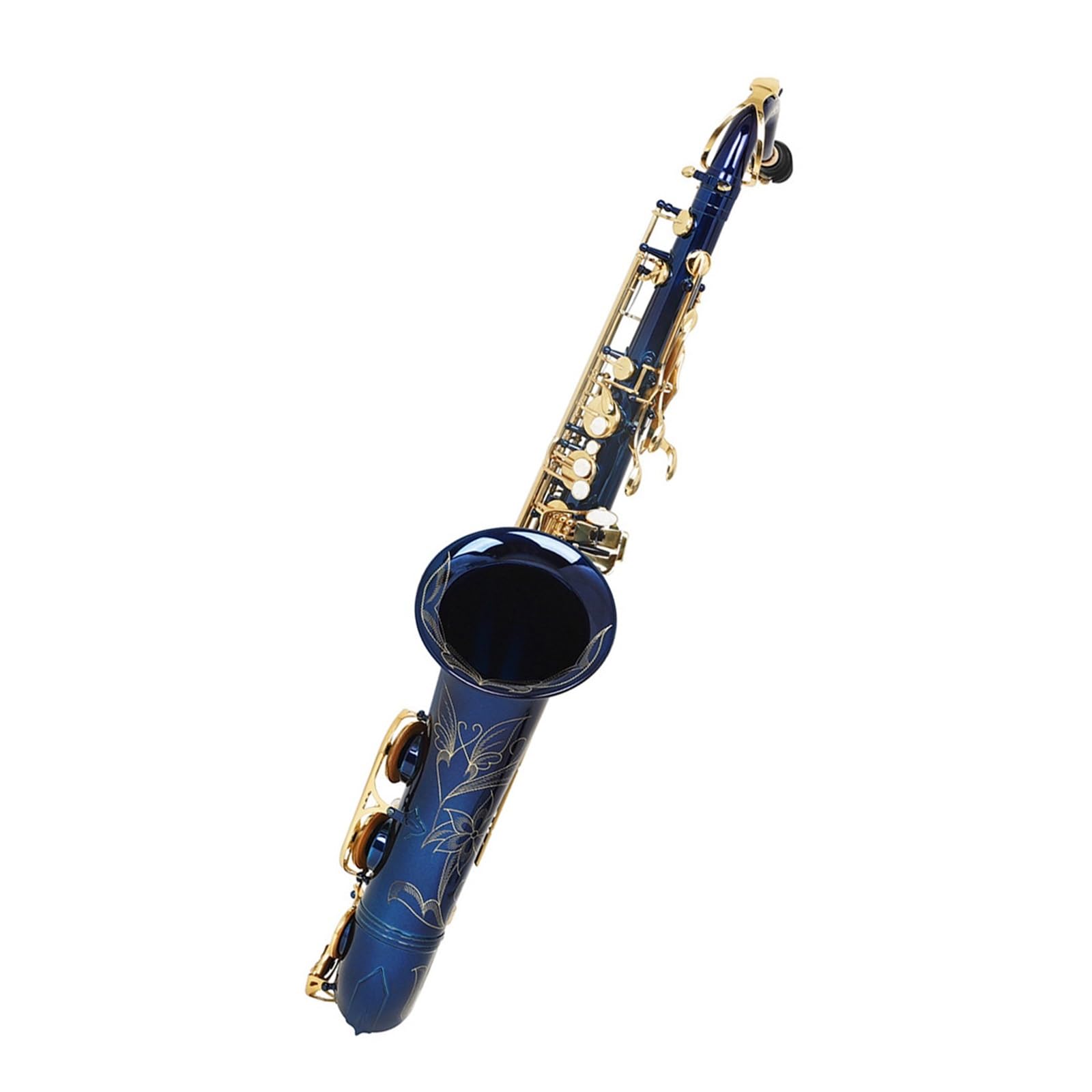 Saksofony dla miłośników muzyki Saksofon tenorowy w tonacji B dur niebieski instrument dla początkujących