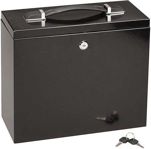 First Alert - Caja de seguridad, color negro