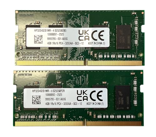 Empower PC 8GB (2x4GB) DDR4 3200Mhz ���������W���[���L�b�g:HP32D4S2S1MR-4�p�H��I���W�i�������pRAM - �m�[�g�p�\�R���A�m�[�g�u�b�N�ASFF �I�[���C�������V�X�e���APC4-3200 SODIMM 1R