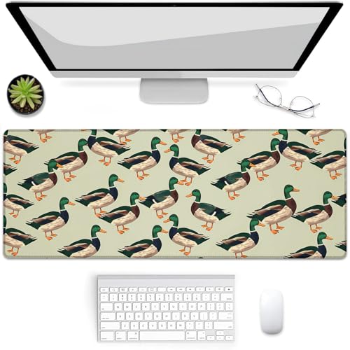 Tapis de souris de jeu Mallard Duck, une idée cadeau originale pour le bureau