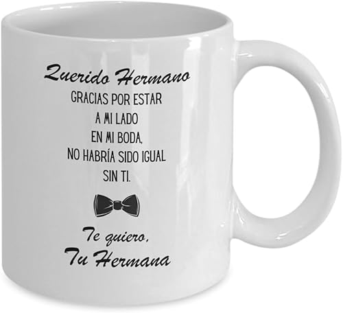 Miniatura 2 de Regalo De Boda Para Hermano De La Novia De Parte De Novia, Regalo Para El Hermano De La Novia, Regalo De Boda Para Hermano De La Novia, Taza de té